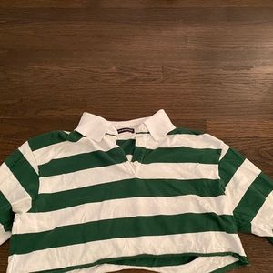 Cropped rugby shirt